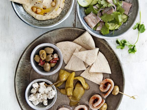 Mezze mit Holländischem Matjes